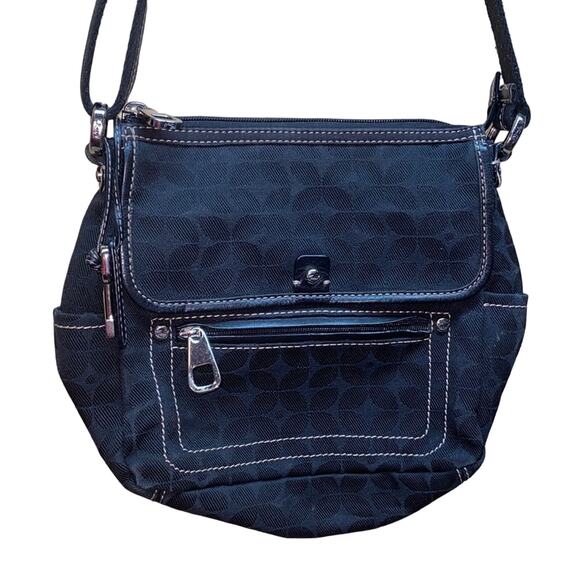 Fossil Black Purse Crossbody Shoulder Bag - Picture 1 of 14